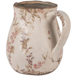 Clayre & Eef 6CE1616M Sierkan Beige Roze 17x13x16 cm