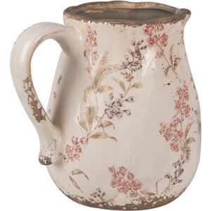 Clayre & Eef 6CE1616M Sierkan Beige Roze 17x13x16 cm