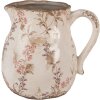 Clayre & Eef 6CE1616M Sierkan Beige Roze 17x13x16 cm