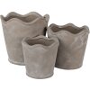 Clayre & Eef 6CE1618M Binnen Bloempot Grijs Ø 16x14 cm