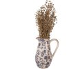 Clayre & Eef 6CE1621M Sierkan Beige Blauw 20x14x25 cm