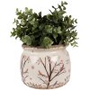 Clayre & Eef 6CE1642M Binnen Bloempot Beige Bruin Ø 16x13 cm