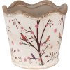 Clayre & Eef 6CE1644 Bloempot voor Binnen Beige Bruin Ø 16x15 cm