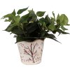 Clayre & Eef 6CE1644 Bloempot voor Binnen Beige Bruin Ø 16x15 cm
