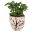 Clayre & Eef 6CE1645L Binnen Bloempot Beige Bruin Ø 18x17 cm