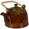 Clayre & Eef 6CETE0140 Theepot Bruin Ø 14x12 cm - 750 ml