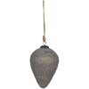 Clayre & Eef 6GL4361M Kerstbal Grijs Ø 13x21 cm