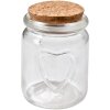 Clayre & Eef 6GL4405 Voorraadpot met deksel Transparant Ø 6x8 cm