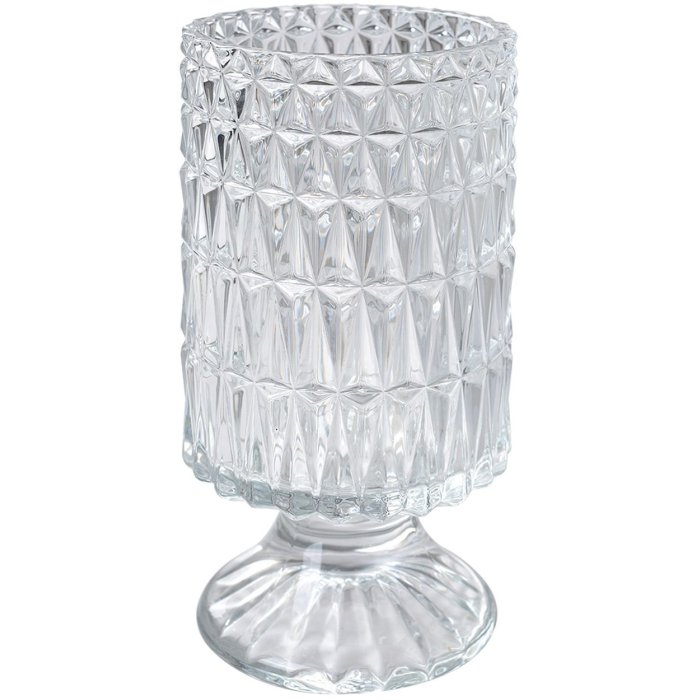 Clayre & Eef 6GL4412 Vaas Glas Transparant Ø 10x18 cm