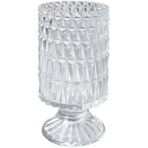 Clayre & Eef 6GL4412 Vaas Glas Transparant Ø...