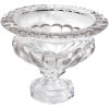 Clayre & Eef 6GL4413 Schaal Glas Transparant Ø 25x21 cm