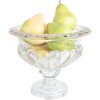 Clayre & Eef 6GL4413 Schaal Glas Transparant Ø 25x21 cm
