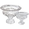 Clayre & Eef 6GL4416 Schaal Glas Transparant Ø 19x15 cm