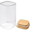 Clayre & Eef 6GL4418 Opbergblik met deksel Transparant 6x6x12 cm