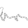Clayre & Eef 6HD0063 Ketting Zwart 100 cm
