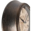 Clayre & Eef 6KL0801 Wandklok Bruin Beige Ø 23x5 cm - 1xAA