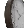 Clayre & Eef 6KL0811 Wandklok Bruin Grijs Ø 40x4 cm - 1xAA