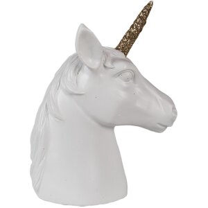 Clayre & Eef 6PR3892 Decoratie Eenhoorn 12x6x15 cm