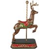 Clayre & Eef 6PR3922 Deco Hert Bruin, Groen 35x18x56 cm