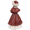 Clayre & Eef 6PR3943 Decoratie Meisje Rood 9x7x17 cm