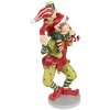 Clayre & Eef 6PR3972 Decoratie Elf Rood 12x9x19 cm Polyresin