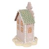Clayre & Eef 6PR3976 Decoratie Huis Roze 13x13x20 cm Polyresin