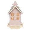 Clayre & Eef 6PR3976 Decoratie Huis Roze 13x13x20 cm Polyresin