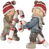 Clayre & Eef 6PR3986 Decoratie Kind Polyresin Groen 13x8x18 cm