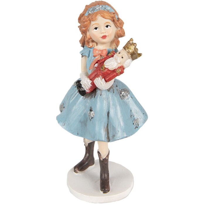 Clayre & Eef 6PR3988 Decoratie Kind Blauw 7x6x12 cm