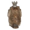 Clayre & Eef 6PR3993 Decoratieve Vogel Beige 7x5x8 cm