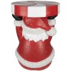 Clayre & Eef 6PR4907 Bijzettafel Rood Wit 39x39x54 cm Kerstman