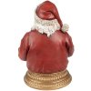 Clayre & Eef 6PR4908 Kerstversiering Beeldje Kerstman Rood 22x18x29 cm