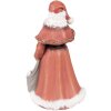 Clayre & Eef 6PR4938 Kerstman Decoratiefiguur Rood Wit 16x16x31 cm