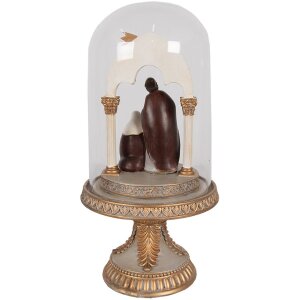 Clayre & Eef 6PR4947 Glazen bel Decoratief Goudkleurig Ø 14x29 cm