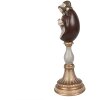 Kerstversiering beeldje kerstgroep rood, goudkleurig 11x11x30 cm