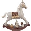 Clayre & Eef 6PR4971 Decoratie Hobbelpaard Grijs 18x4x18 cm