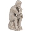 Clayre & Eef 6TE0493 Decoratie Man Grijs 16x12x31 cm