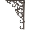 Clayre & Eef 6Y1763 Plankdrager Bruin IJzer 4x33x21 cm Landelijke stijl