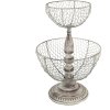 Clayre & Eef 6Y5412 Etagere Beige gekleurd Ø 30x44 cm