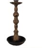 Clayre & Eef 6Y5455 Kaarshouder zwart Ø11x25 cm Vintage ijzer