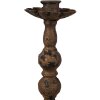 Clayre & Eef 6Y5455 Kaarshouder zwart Ø11x25 cm Vintage ijzer