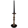 Clayre & Eef 6Y5455 Kaarshouder zwart Ø11x25 cm Vintage ijzer