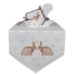 Clayre & Eef BSLC45 Pannenlap Beige Bruin 20x20 cm