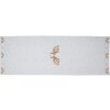 Clayre & Eef BSLC64 Tafelloper Beige Bruin 50x140 cm Katoen Konijntje Landhuis