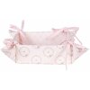 Clayre & Eef FEB47-1 Broodmand Bloemenpatroon Roze 35x35x8cm