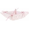 Clayre & Eef FEB47-1 Broodmand Bloemenpatroon Roze 35x35x8cm
