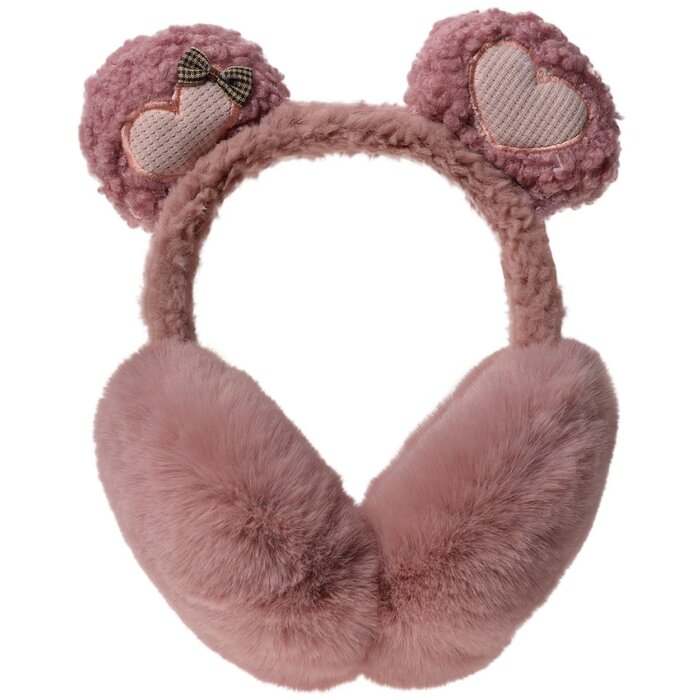 Juleeze JZCEW0005P Oorwarmers Kinderen Roze Fluffy 100% Polyester