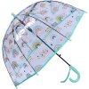 Juleeze JZCUM0012GR Paraplu kinderen groen regenboog Ø 65x65 cm