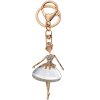 Juleeze JZKC0114 Sleutelhanger wit ballerina