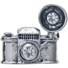 Juleeze JZPI0082 Broche camera zilverkleurig